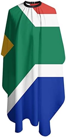 דגל דרום אפריקה תספורת תספורת סינר שיער חיתוך סלון כף 55 x 66 אינץ