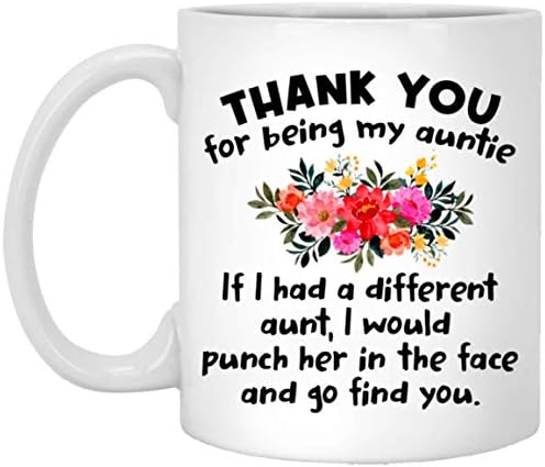 תודה לך על היותך הדודה שלי קפה ספל מתנות הטובות ביותר עבור הדודה כוס עבור הדודה אמא אמא החורגת אמהות יום