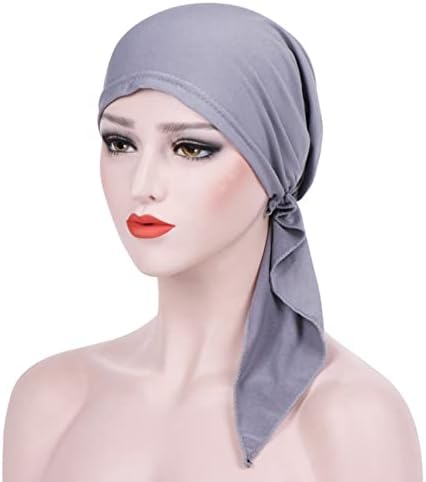 טורבן אובדן ראש לעטוף שיער מוסלמי כובע למתוח נשים כובע צעיף כובע בייסבול כובעי כובעים