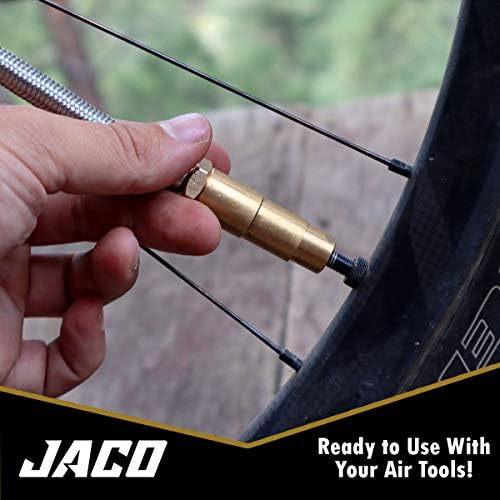 Jaco Bike Presta Valve Tire Air Chuck - 1/4 npt