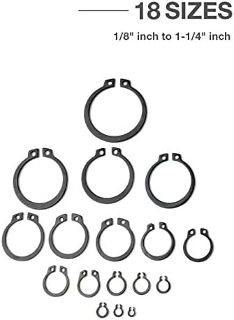 וקטור ג ' יי & אר איכות כלים 300-חתיכה הצמד טבעת חנות מבחר-18 גדלים