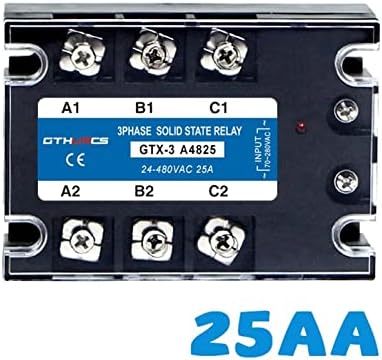 ILAME 3-SSR AC-AC 10A 25A 40A 60A 80A 100A 120A 200A מודול ממסר ממסר מצב מוצק תלת פאזי 70-280V בקרת AC 24-480V