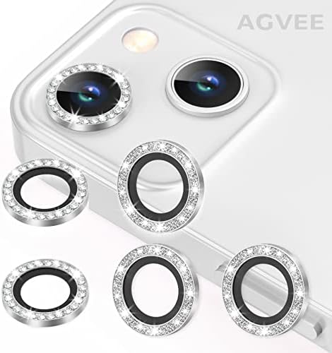Agvee 3+3 6 חבילה לאייפון 13 6.1 אינץ ' / 13 מיני מגן עדשת מצלמה בגודל 5.4 אינץ