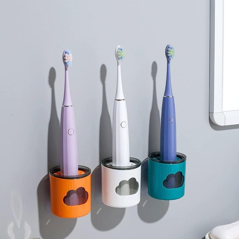 TFIIEXFL אוניברסלי מחזיק שיניים חשמלי מחזיק משחת שיניים מדבק משחת שיניים מתלה מכסה אמבטיה מארגן אמבטיה