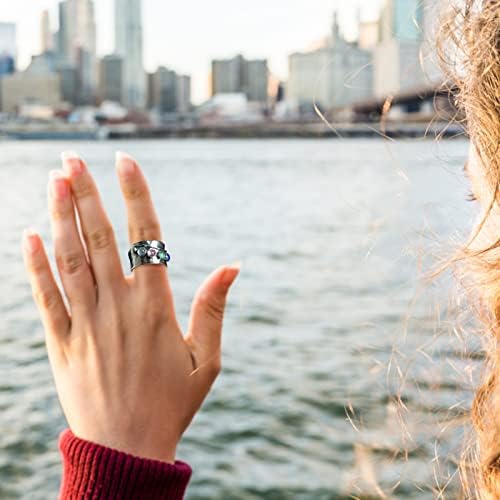 2023 חדש נשים של בציר צבעוני טבעת אירוסין הצהרת טבעות אהבת טבעת מתנות לנשים רווה טבעות