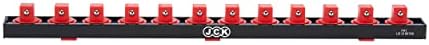 JCK איכות מקצועית אלומיניום מארגן שקעי רכבת יחיד עם חתיכות סיבוביות של 360 מעלות