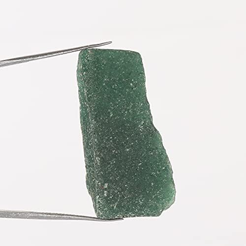 אבן ירקן אפריקאית ירוקה טבעית לריפוי, נפילה, אבן חן 42.25 CT