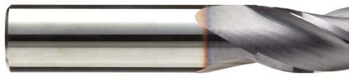 חותך ניאגרה-C330-0.375-D3-S.0-Z3 N86018 קרביד ריבוע קצה טחנת קצה, אינץ ', גימור טיאלן, חיתוך