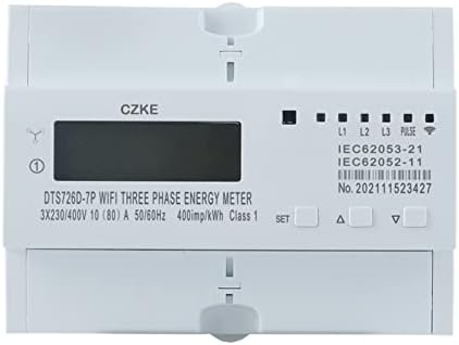 BCMCBV שלב יחיד 220V 50/60Hz 65A DIN מסילה WiFi חכם מד אנרגיה צג צג KWH Meter Wattmeter