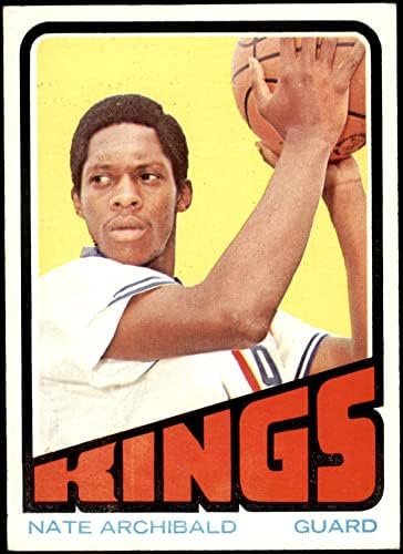 1972 Topps 115 Nate Archibald Kansas City Kings NM+ Kings Texas באל פאסו