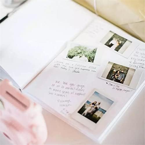 Kfjbx פרח חתונה ספרים אלטרנטיבות, ספר אורחים לבן מותאם אישית, אלבום ספר אורחים לחתונה, ספר אורחים