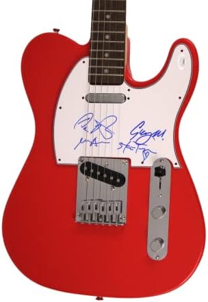 Mudhoney להקה מלאה חתימה חתימה בגודל מלא RCR פנדר טלקסטר גיטרה חשמלית עם אימות ג'יימס ספנס JSA -