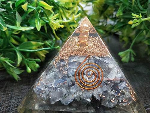 Aadhya Wellness Reiki פירמידה אורגוניט קריסטל ווסטו תיקון צ'אקרה ריפוי אבן חיובית אנרגיה חיובית