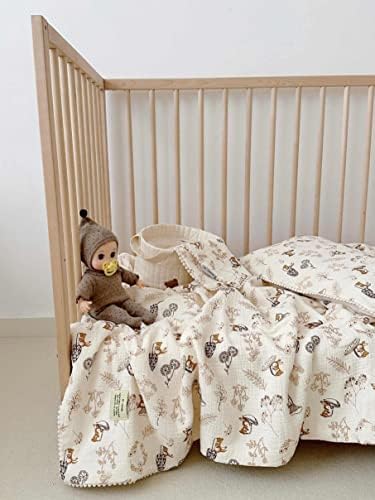47x59 6 שכבות סופר רך משתלת כותנה מוסלין שמיכה מיטה מתנודדת לתינוקות בנות בנות יוניסקס ילדים