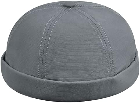 קרוגו מהיר יבש כובע ללא שולי קל משקל קל כפה יומית כפה כפית דוקרן כובע מגולגל כובע נמל כובע מזדמן