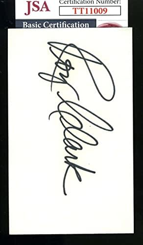 רוי קלארק חתום על חתימת כרטיס אינדקס 3 על 5