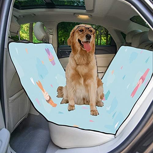 כיסוי מושב כלב מותאם אישית נופל עיצוב סגנון יד-צבוע הדפסת רכב מושב מכסה לכלבים עמיד למים החלקה עמיד רך