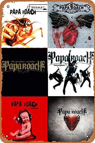 Clilsiatm Papa Roach Poster פס שלט פח שלט מתכת וינטג