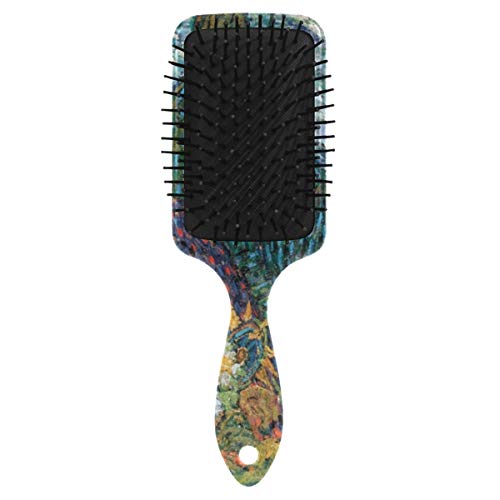 מברשת שיער של כרית אוויר של VIPSK, ציורים צבעוניים פלסטיים מאת ואן גוך, עיסוי טוב מתאים ומברשת שיער