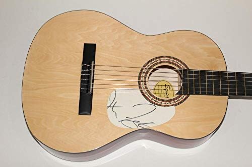 ג'ון פוגרטי חתום על חתימה חתימה פנדר גיטרה אקוסטית - CCR, Centerfield