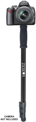 Zeikos Ze-MP72 72 אינץ 'צילום שחור/מונופוד וידאו