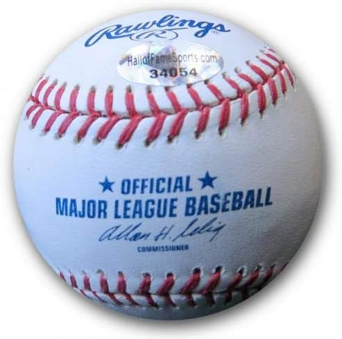אליאן הררה חתמה על חתימה על חתימה MLB בייסבול לוס אנג'לס דודג'רס COA - כדורי חתימה