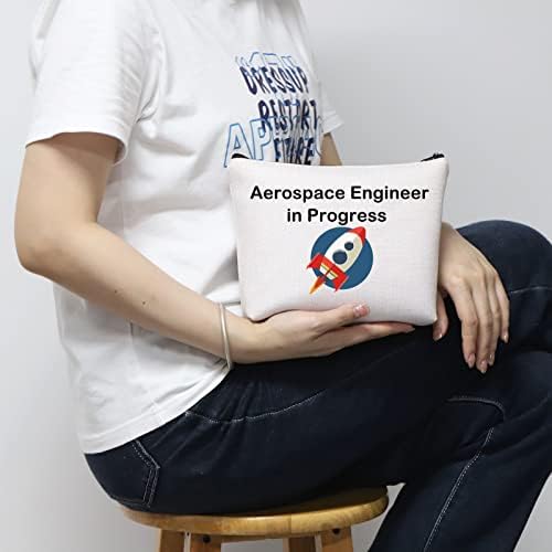 מהנדס חלל תיק קוסמטיק מהנדס חלל מהנדס AEROSPACE מהנדס בביצוע איפור שקית רוכסן לרוכסן לסטודנט