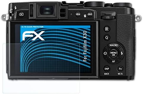 סרט הגנת המסך של Atfolix התואם למגן מסך Fujifilm X30, סרט מגן אולטרה-ברור FX