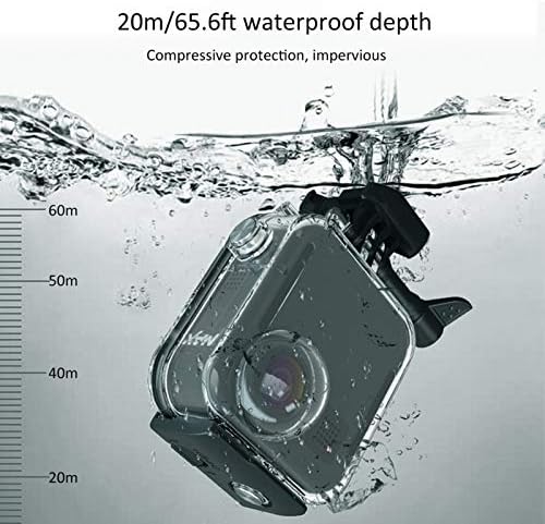 Vifemife כיסוי צלילה של מצלמה מתחת למים מגן, מצלמת מכסה מעטפת דיור אטום למים מגנה