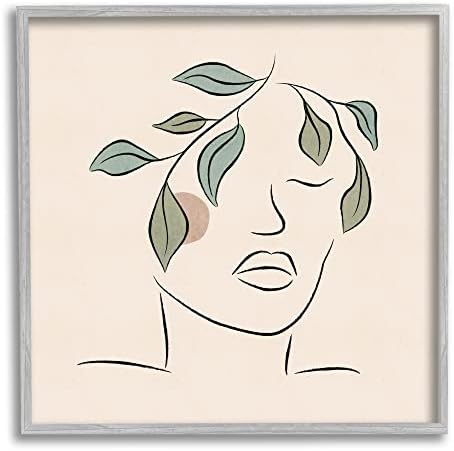 תעשיות סטופל סוממות פנים מתאר בוטני מתאר ציור מציירים, עיצוב מאת JJ Design House LLC