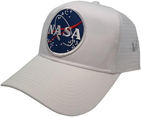 לוגו שטח של נאסא ברזל רקום על כובע Snapback של תיקון - גב גב