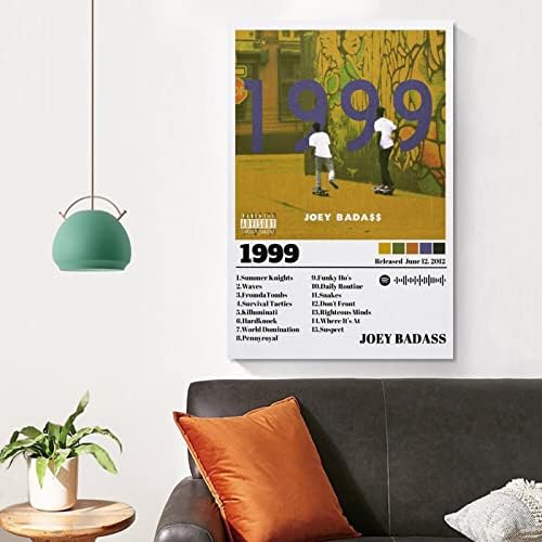 פוסטר של ג'ואי בדאס 1999 עטיפת אלבום פוסטר מוגבל לפוסטרים אסתטיים בחדר והדפסים על כרזות אמנות קיר בד לחדר שינה