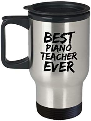 מורה לפסנתר ספל נסיעות מיטב רעיון מתנה מצחיק אי פעם חידוש תה קפה קפה 14oz נירוסטה