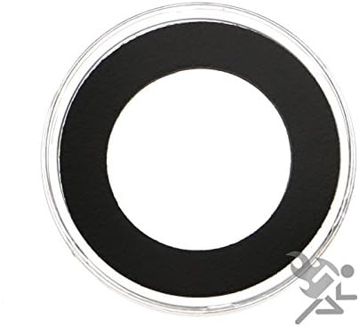 אוויר-טייט 26 ממ שחור טבעת מטבע מחזיק כמוסות עבור סוזן ב אנתוני סקאגאווה קטן לנשיאות דולרים