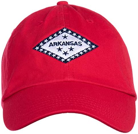 חברת חולצות אן ארבור. אמריקאי 50 מדינות גאווה דגל בייסבול נמוך פרופיל אבא כובע לגברים נשים