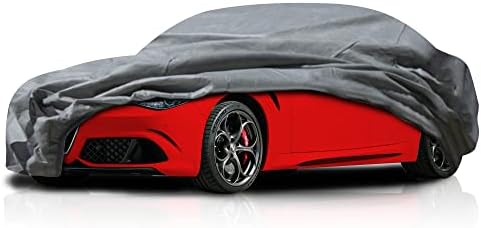 4 שכבות חצי מתאימות מכסה מכונית עבור Alfa Romeo Stelvio -2023 SUV 4 דלתות, עמידות במים קלים כיסוי מלא כיסוי