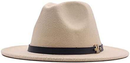 כובעי פדורה טרנדיים לנשים הרגישו רחבים שוליים כובעי הבוקרים המערביים אבזם פנמה כובע פנמה אביזרי תחפושות