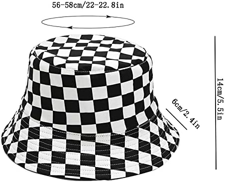 כובע דלי משובץ כותנה דייג קיץ דייג חוף כובעי שמש לנשים וגברים