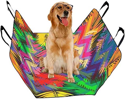 כיסוי מושב כלב מותאם אישית צ ' ונואה עיצוב סגנון רומנטי הדפסת רכב מושב מכסה לכלבים עמיד למים החלקה
