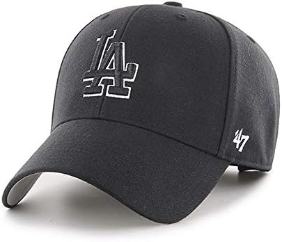'47 מותג לוס אנג' לס לוס אנג 'לס דודג' רס כובע כובע שחור / לבן מתאר