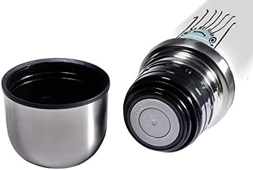 SDFSDFSD 17 גרם ואקום מבודד נירוסטה בקבוק מים ספורט קפה ספל ספל ספל עור מקורי עטוף BPA בחינם, חרקים