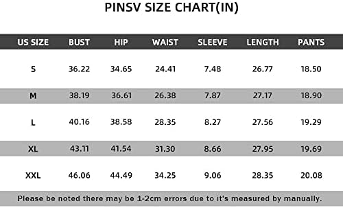 PINSV 2 תלבושות לנשים תלבושות קיציות הדפסת קיצית מערכות אימון מכנסיים קצרים