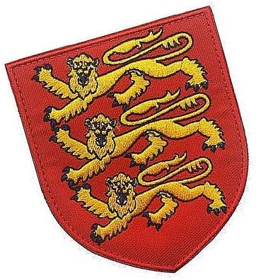 אנגליה מעיל נשק מלכותי דגל אנגליה דגל צבאי טקטיקות לולאה טקטיקות מורל רקום