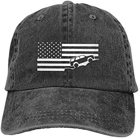 בייסבול קאובוי כובע יוניסקס למבוגרים מתכוונן בציר שטף עבור נשים גברים נהג משאית ג ' ינס כובע