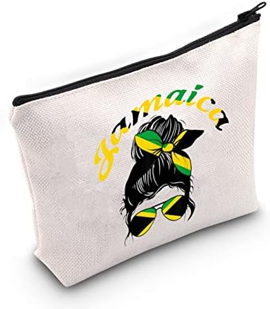 ג 'מייקה דגל קוסמטי תיק ג' מייקה חופשת נסיעות איפור תיק מוצרי טואלטיקה רוכסן פאוץ ג ' מייקה מזכרות מתנת