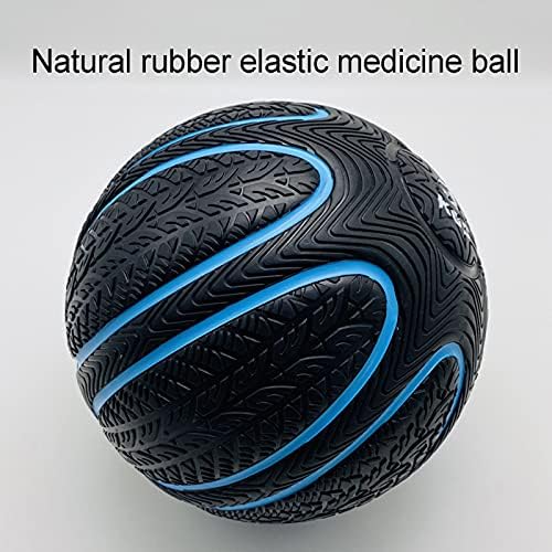 רפואה כדורי הואה זכר ונקבה כושר רפואה כדור 5 קילוגרם, מוצק אלסטי גומי כדור, הכבידה כדור איזון