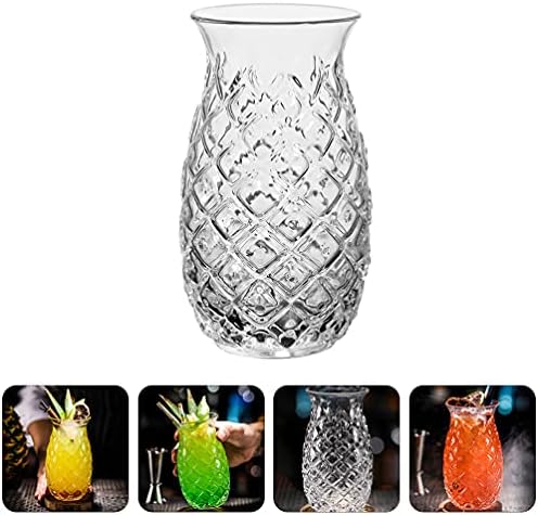 כוס זכוכית שקופה כוס גביש מרטיני כוסות קוקטייל קוקטייל כוס אננס קוקטייל בצורת כוס משקה גביש גביש