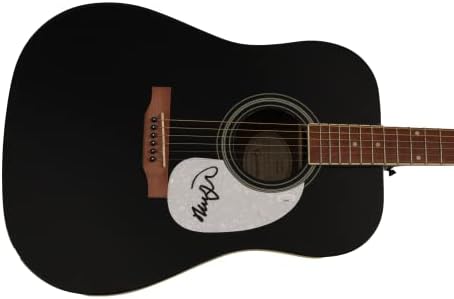 מייק גורדון חתם על חתימה בגודל מלא גיבסון אפיפון גיטרה אקוסטית ב/ ג 'יימס ספנס אימות ג' יי. אס. איי קו - פיש