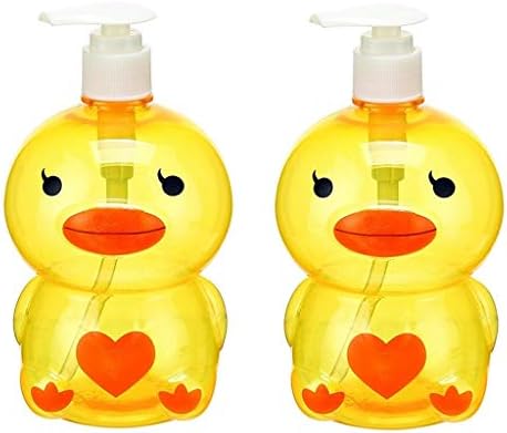 מתקן סבון בקבוק קרם קרם בקבוק סבון 500 מל מתקן סבון נייד צפרדעי ברווז חמוד תות נוזל חלוקה בקבוק ילדים