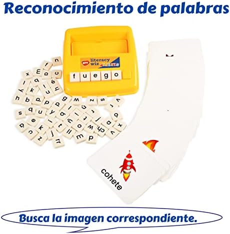 בוהס ספרדית אוריינות קוסם כיף משחק-ספרדית אותיות קטנות 60 כרטיסי פלאש-בגיל רך שפה למידה צעצועים חינוכיים